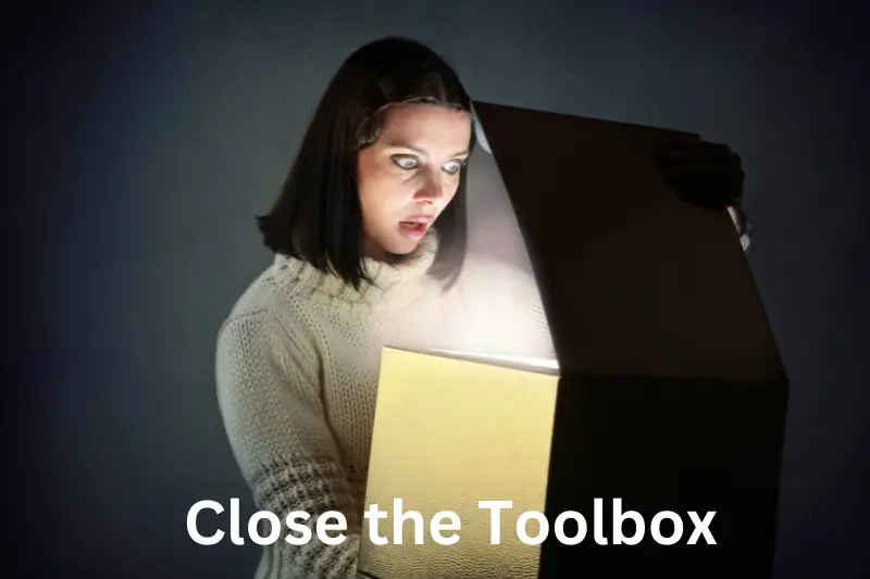 Close the Toolbox