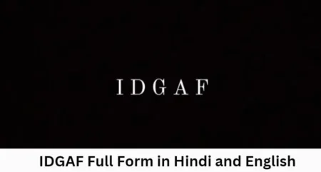 IDGAF Full Form