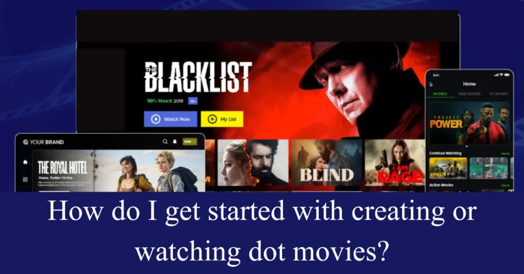 How do I get started with creating or watching dot movies?