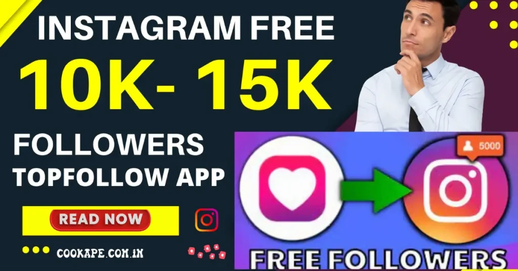 how to increase follower on instagram with topfollow app featured image