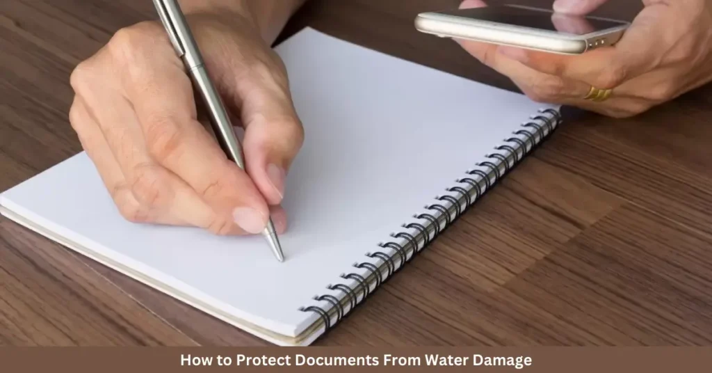How to Protect Documents From Water Damage